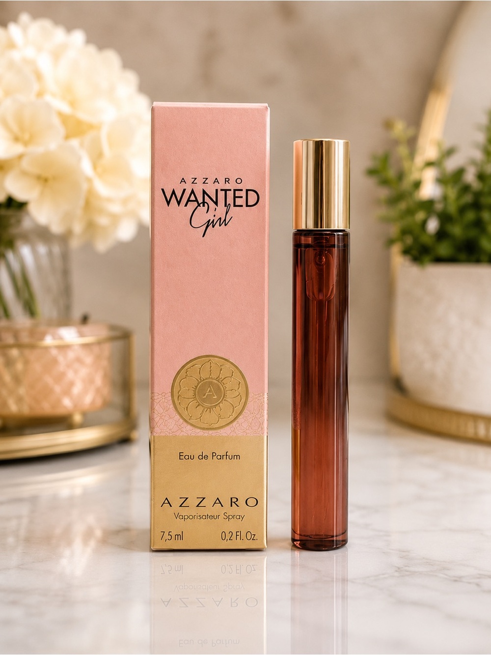 Azzaro Wanted Girl Eau de Parfum Travel Spray 7.5ml Mini Perfume NIB
